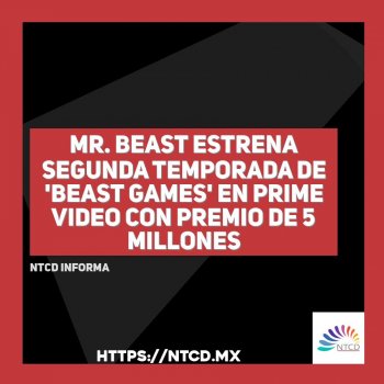 Mr. Beast estrena segunda temporada de 'Beast Games' en Prime Video con premio de 5 millones