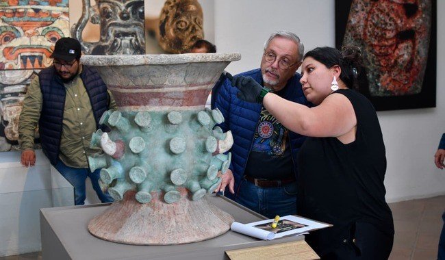 Vasija Octec&oacute;matl de Zult&eacute;pec-Tecoaque culmina exhibici&oacute;n en Madrid como pieza clave sobre la mujer ind&iacute;gena