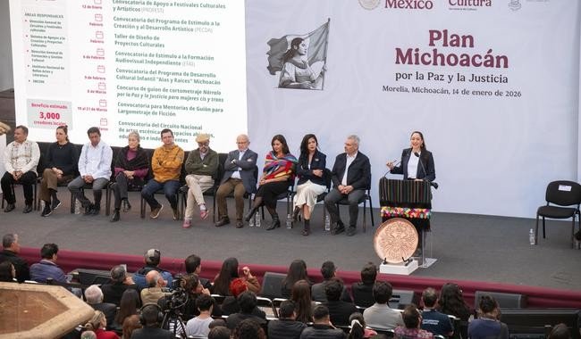 Cultura federal presenta Plan Michoac&aacute;n por la Paz y la Justicia con inversi&oacute;n de 103.3 mdp