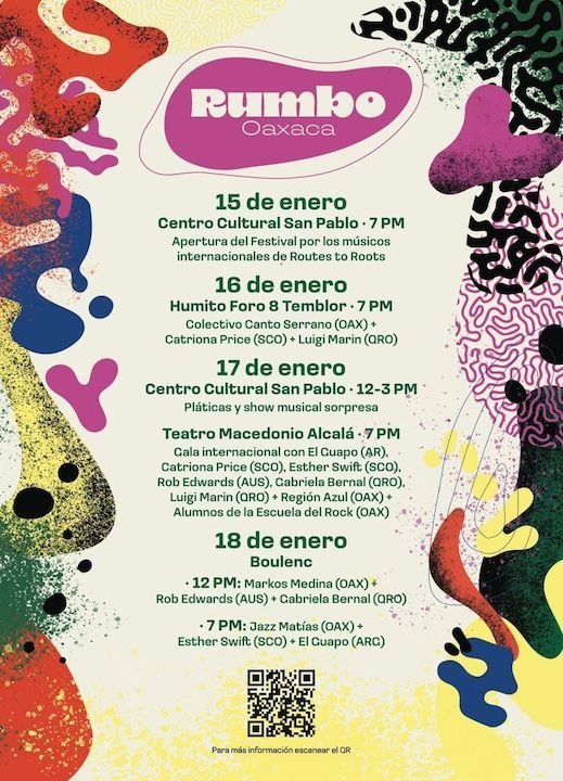 Festival de M&uacute;sica Intercultural 'Rumbo Oaxaca' se realizar&aacute; del 15 al 18 de enero en la capital