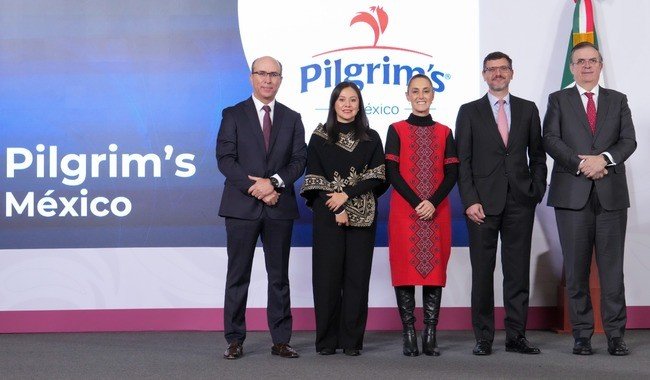 Pilgrim's invertir&aacute; 1,300 mdd en M&eacute;xico para impulsar autosuficiencia alimentaria