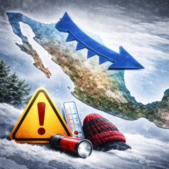 Nuevo Frente Frío No. 29 ingresará al norte y noreste de México este fin de semana