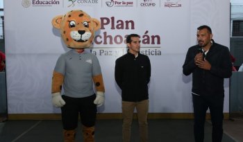 Rommel Pacheco encabeza evento Michoacán por la Paz para promover el deporte
