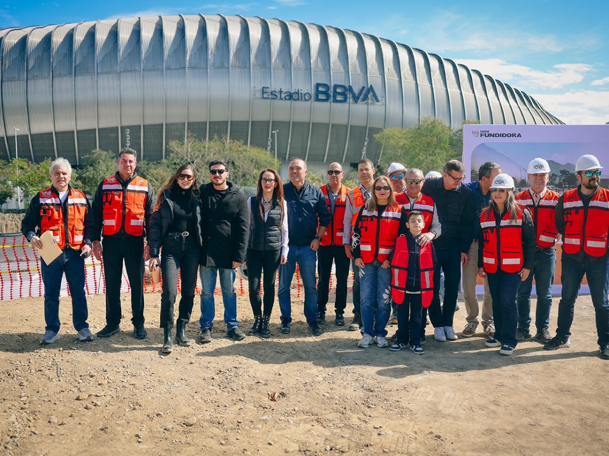 Gobernador supervisa avance del Parque del Agua en Nuevo Le&oacute;n, obra con 61% de progreso