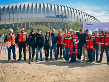 Gobernador supervisa avance del Parque del Agua en Nuevo León, obra con 61% de progreso