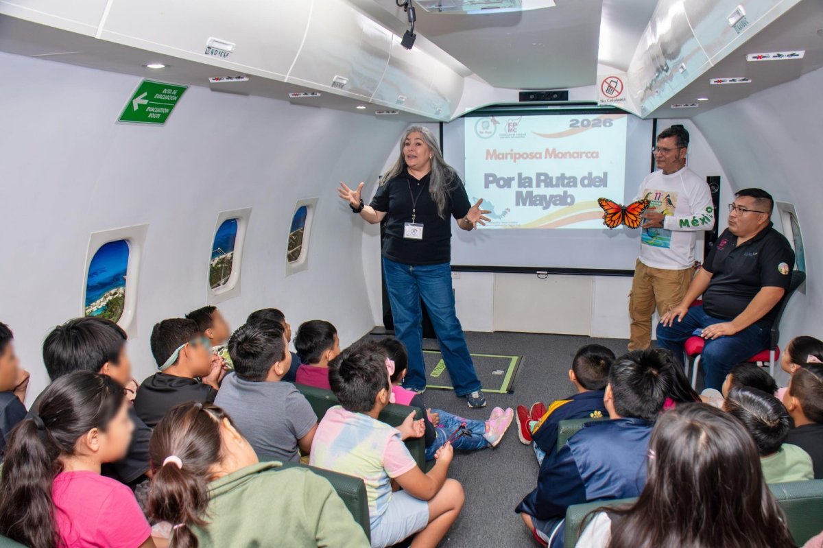 FPMC acerca a la niñez cozumeleña al conocimiento de las mariposas locales con taller educativo