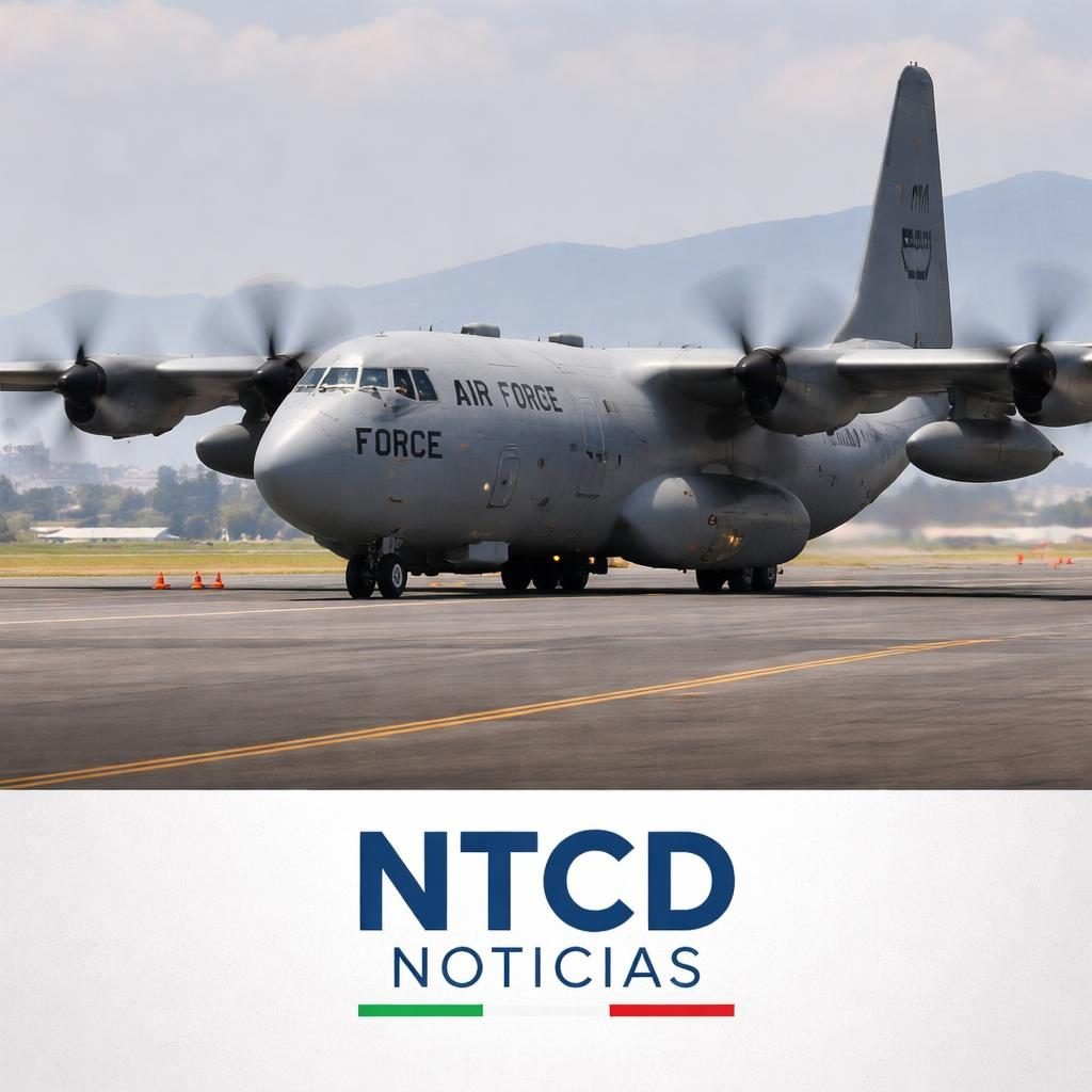 Sheinbaum aclara aterrizaje de avión militar estadounidense en Toluca; fue para capacitación