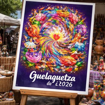 Oaxaca presenta 'Sinfonía de Colores', la imagen oficial de la Guelaguetza 2026