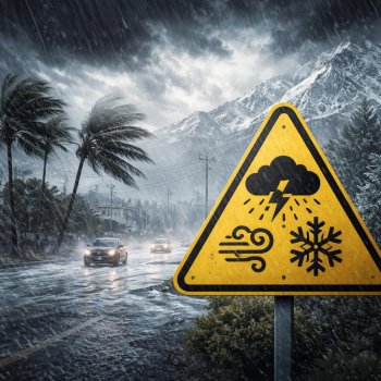 Protección Civil reitera llamado a la población ante lluvias intensas, vientos fuertes y temperaturas gélidas pronosticadas