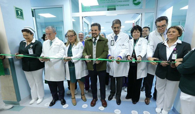 IMSS inaugura UCI de 18 camas en Hospital de Traumatolog&iacute;a Lomas Verdes con inversi&oacute;n de 30.2 mdp