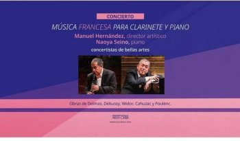 Concierto de música francesa con Manuel Hernández y Naoya Seino en Bellas Artes