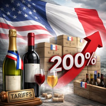 Trump amenaza con aranceles del 200% al vino y champán francés si Macron no se une al Consejo de Paz para Gaza