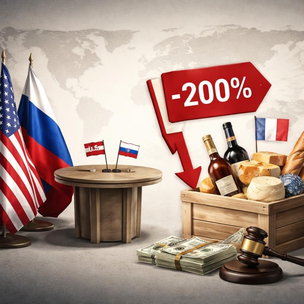 Trump invita a Putin a su 'Consejo de Paz' y amenaza a Francia con aranceles del 200%