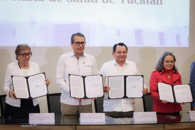 Gobierno de Yucat&aacute;n y UADY firman alianza cient&iacute;fica para fortalecer combate a enfermedades transmisibles