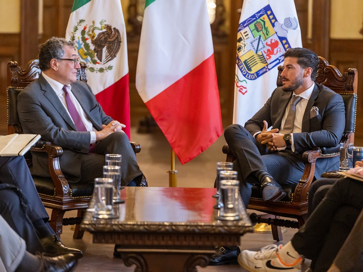 Samuel Garc&iacute;a fortalece lazos con Italia para atraer inversi&oacute;n y cultura a Nuevo Le&oacute;n