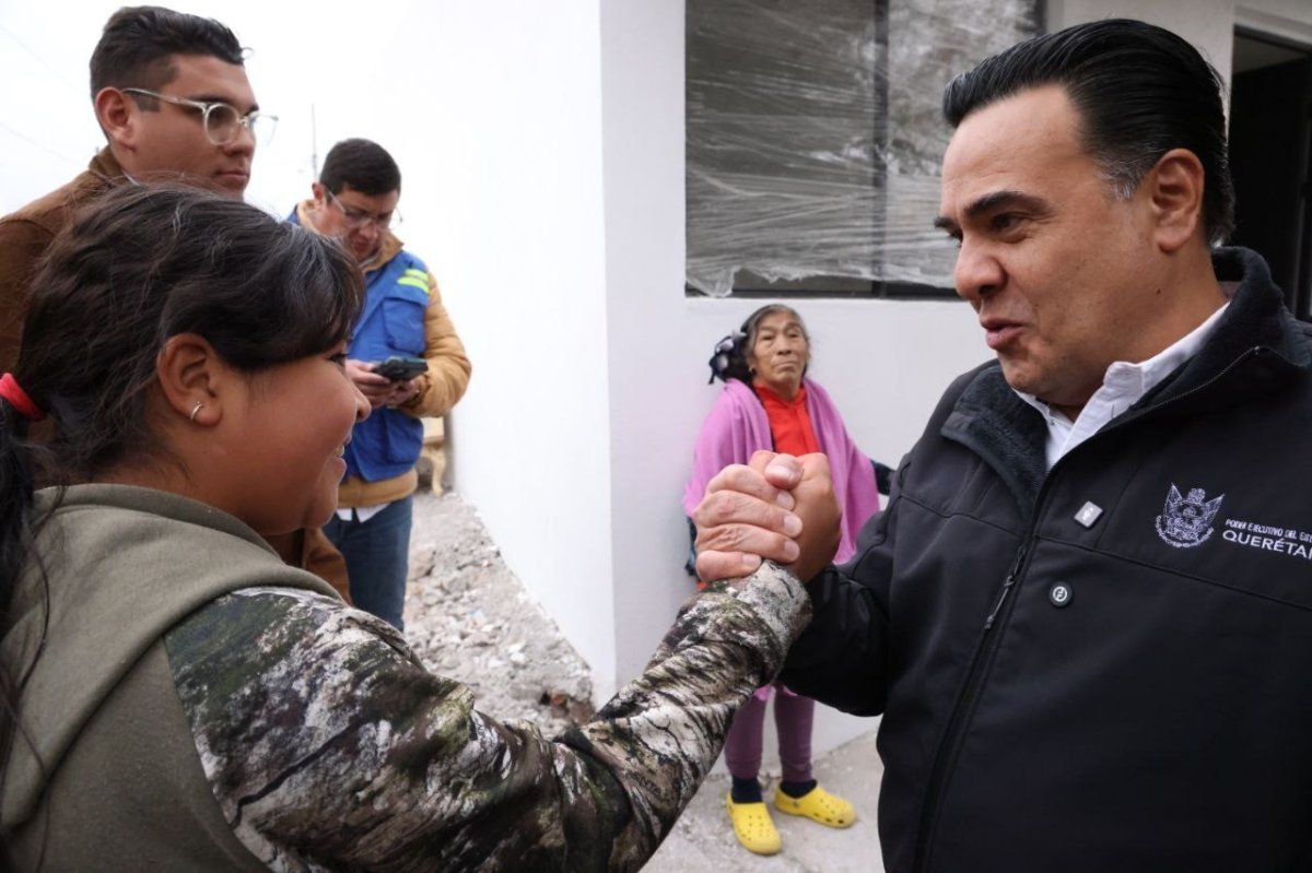Supervisa Luis Nava entrega de cuartos adicionales en Huimilpan para mejorar viviendas