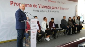 Inicia entrega de 82 mil viviendas del Programa de Vivienda para el Bienestar en Michoacán