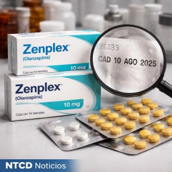 COFEPRIS alerta sobre adulteración de fecha de caducidad en medicamento Zenplex (Olanzapina) en Querétaro