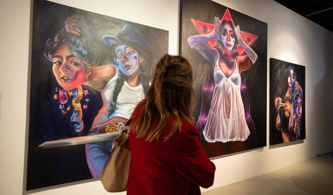 Cenart inaugura exposición binacional 'Horizonte interrumpido: gestos humanos' con estudiantes de Texas Tech