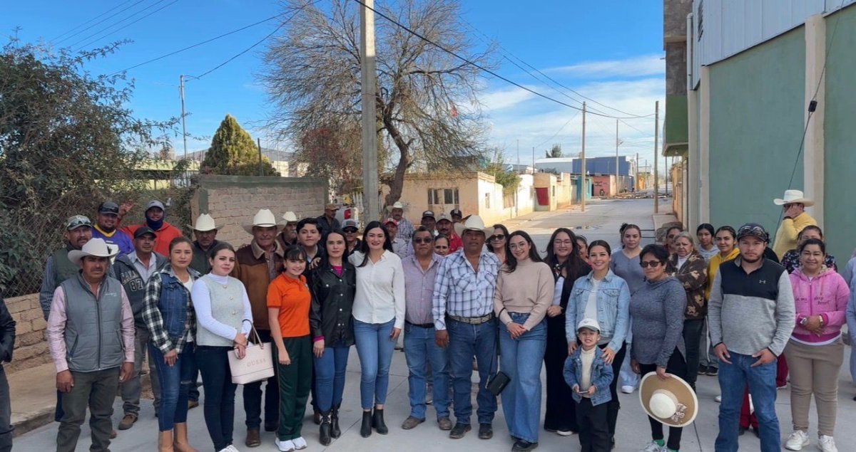 Gobierno de Zacatecas consolida progreso territorial con pavimentación hidráulica en Chaparrosa