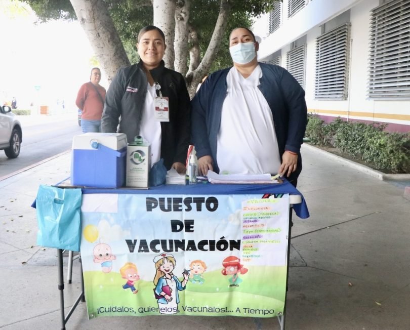 Secretaría de Salud instala módulos adicionales de vacunación en La Paz y Los Cabos para temporada invernal