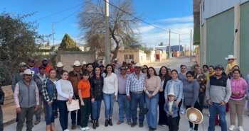 Gobierno de Zacatecas consolida progreso territorial con pavimentación hidráulica en Chaparrosa