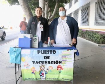 Secretaría de Salud instala módulos adicionales de vacunación en La Paz y Los Cabos para temporada invernal