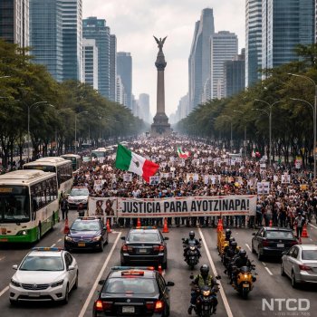 Marcha por Ayotzinapa y múltiples movilizaciones afectarán movilidad en CDMX este lunes