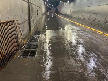 Reanudan servicio habitual estaciones Catedral y Ex Aduana del JuárezBus tras inundación