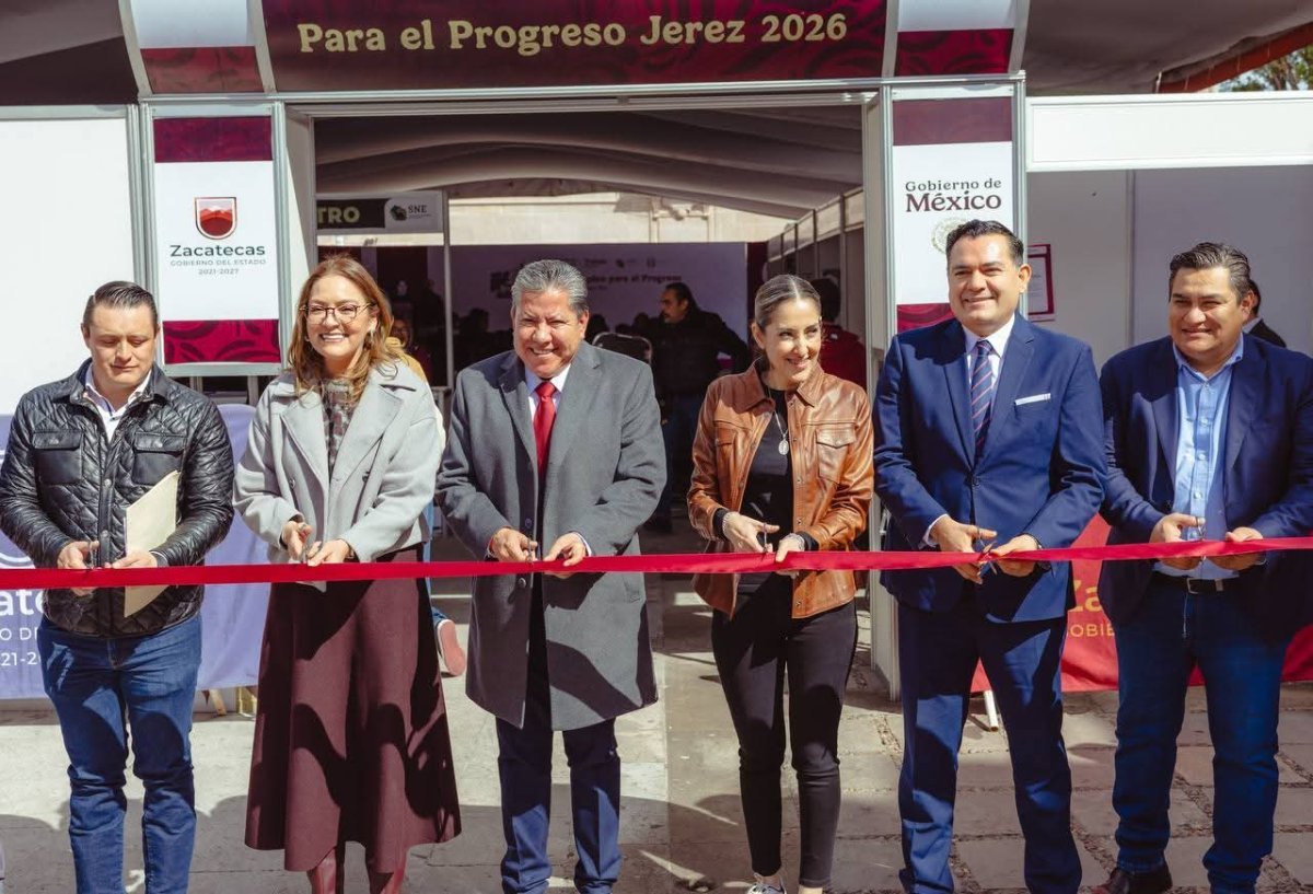 Encabeza Gobernador David Monreal primera Feria del Empleo para el Progreso 2026 en Jerez