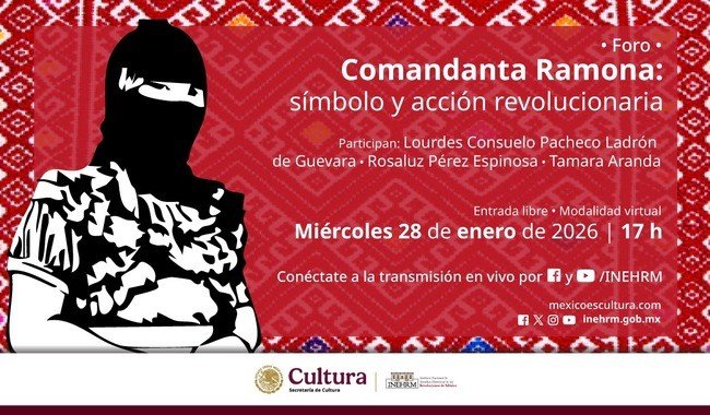 INEHRM rendirá homenaje a la Comandanta Ramona en su 18 aniversario luctuoso