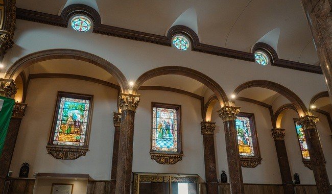 Inician restauración de vitrales del Templo San José de Monterrey con inversión de un millón de pesos