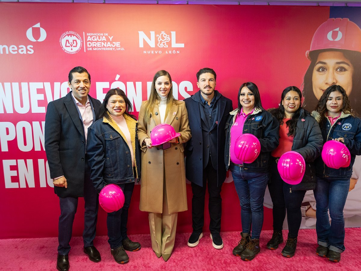 Nuevo León lidera programa nacional Cascos Rosas para mujeres en sector hídrico