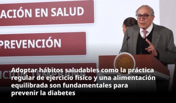 Secretaría de Salud destaca que se puede prevenir y manejar la diabetes sin complicaciones