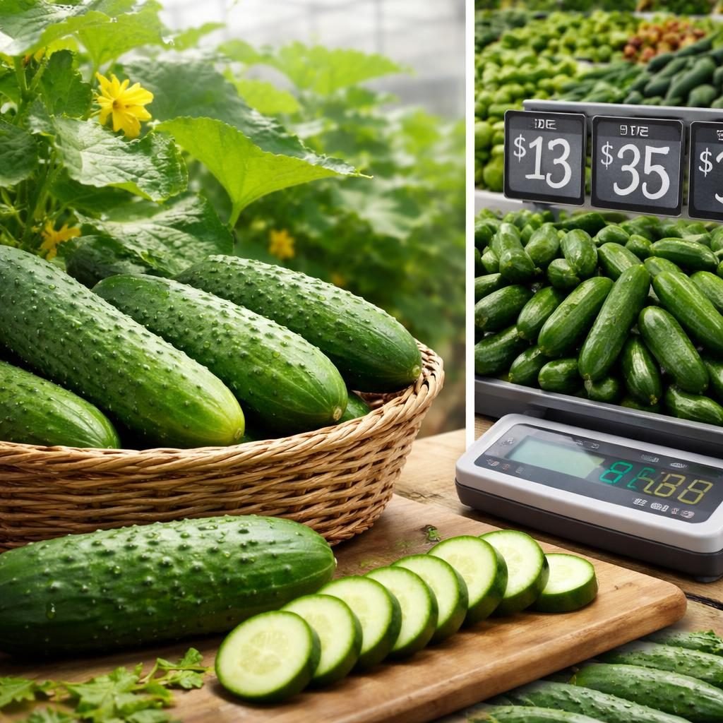 M&eacute;xico ocupa cuarto lugar mundial en producci&oacute;n de pepino; Profeco reporta precios desde $13 hasta $38 por kilo