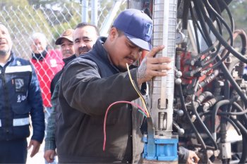 Gobierno y municipio de Guerrero equipan pozo para garantizar agua potable a 135 habitantes