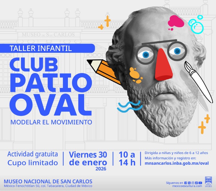 Taller Modelar el movimiento impulsa la creatividad infantil en el Museo Nacional de San Carlos