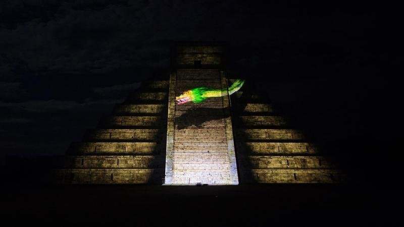 Noches de Kukulk&aacute;n: espect&aacute;culo nocturno en Chich&eacute;n Itz&aacute; atrae a m&aacute;s de 18 mil visitantes