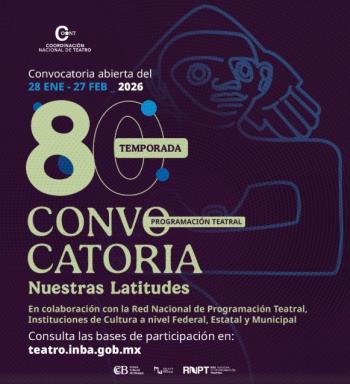 INBAL lanza convocatorias para integrar la Temporada 80 de teatro en el Centro Cultural del Bosque