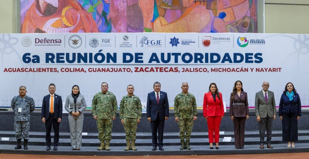 Gobernadores del centro-occidente refrendan coordinaci&oacute;n en seguridad con Ej&eacute;rcito y Gobierno Federal