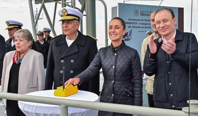 Inauguran Museo Subacu&aacute;tico y hunden ex buque 'Corrientes' en Sonora para impulsar turismo sustentable