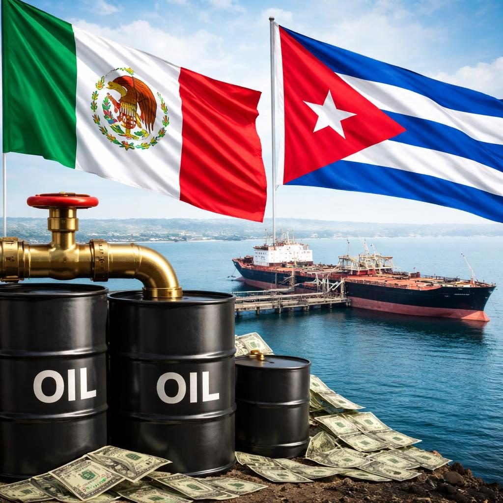 Pemex mantiene contrato de exportaci&oacute;n de petr&oacute;leo con Cuba; ventas fueron de 496 mdd en 2023