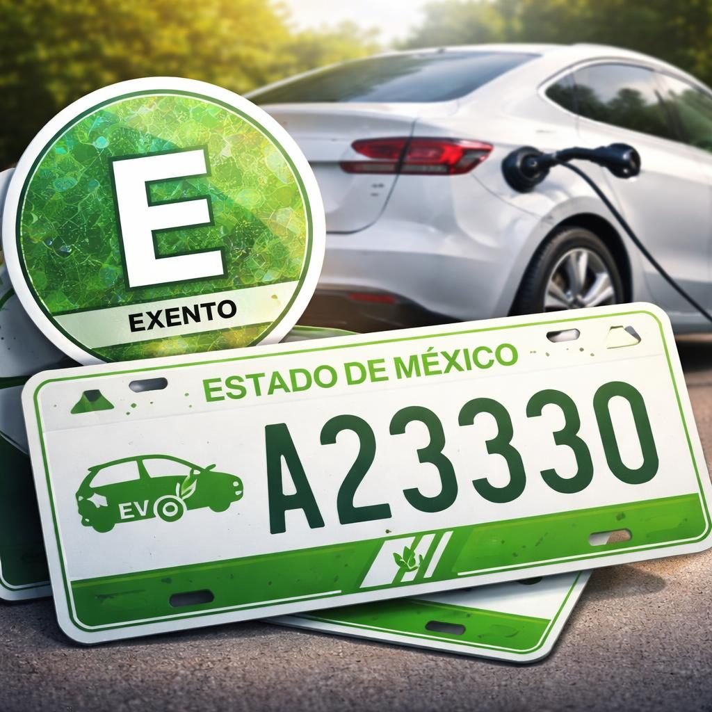 Gu&iacute;a completa para tramitar el holograma Exento 'E' y placas ecol&oacute;gicas en el Estado de M&eacute;xico