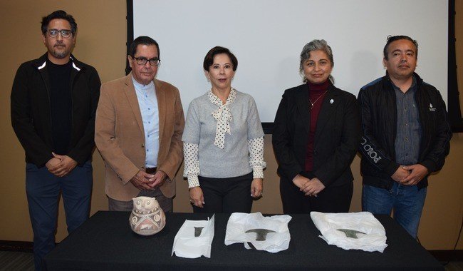 INAH recupera cuatro piezas arqueol&oacute;gicas devueltas voluntariamente desde San Diego