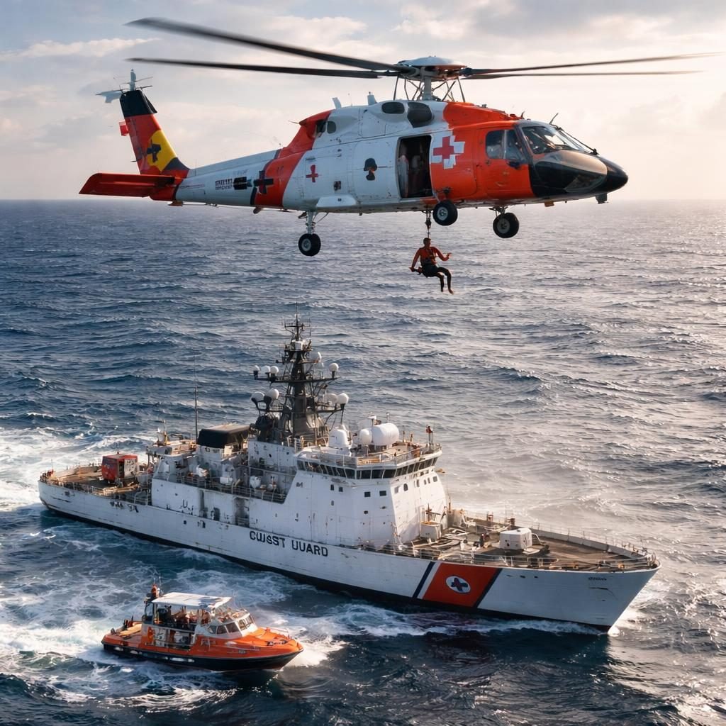 SEDENA autoriza sobrevuelo de aeronaves estadounidenses para rescate médico en altamar