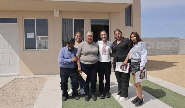 Nuevo León, sexta entidad en recibir viviendas del programa Vivienda del Bienestar; entregan 53 casas en Juárez
