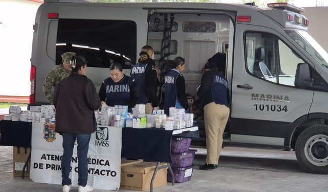 Marina brinda más de 26,000 servicios médicos y de apoyo en comunidades costeras del Golfo