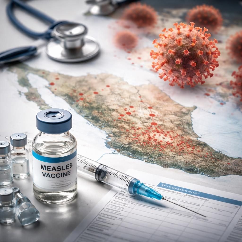 Sarampi&oacute;n en M&eacute;xico: UNAM alerta sobre aumento de casos por baja vacunaci&oacute;n