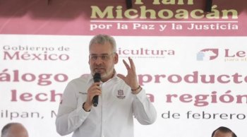 Gobernador proyecta duplicar acopio de leche a 130 millones de litros anuales con nueva planta en Jiquilpan