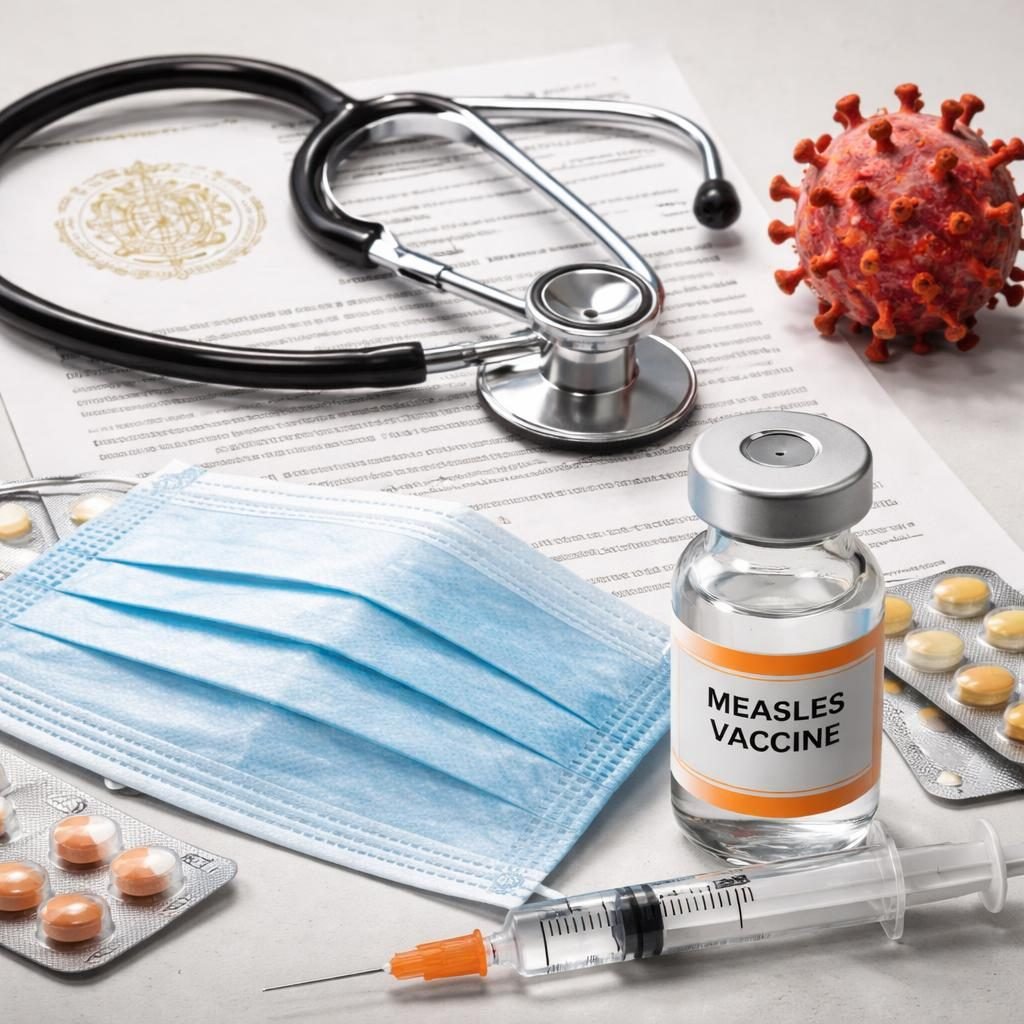 Autoridades de México recomiendan uso de cubrebocas y vacunación ante brote de sarampión